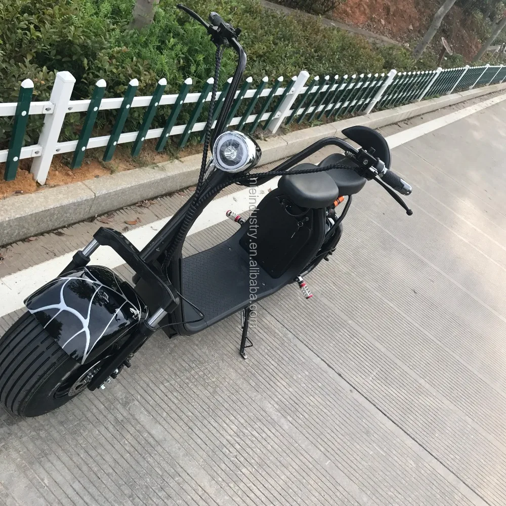 Germany warehouse Chinese motorcycle citycoco cool style 1500w 60v 12ah electric scooter