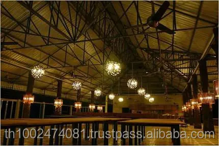 High Quality Wood Sculpture Garden Lights