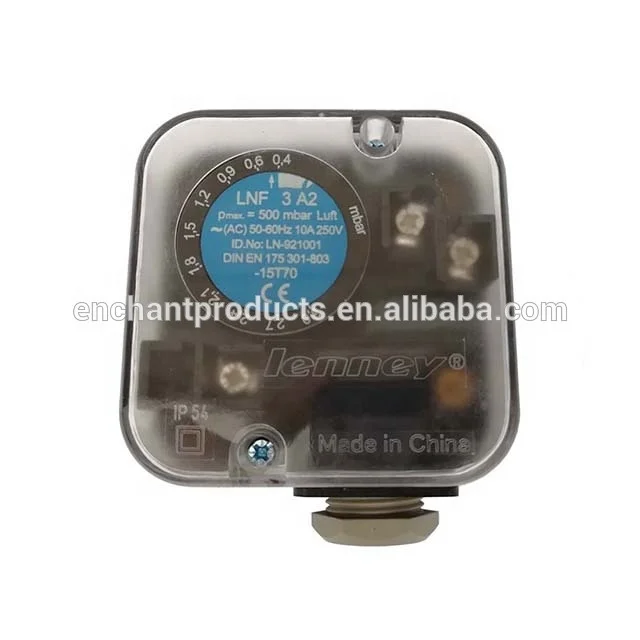 LGW 3 A2 air pressure control  switch for gas/air/flue gases/combustion use