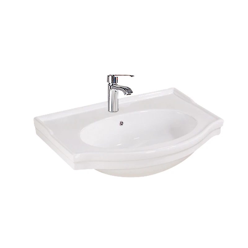 Индивидуальная Керамическая Настольная раковина Настенная в скандинавском стиле для отеля роскошная белая прямоугольная ванной комнаты