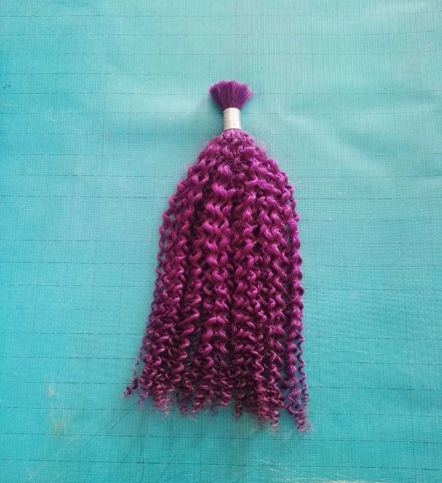 Best Selling Loose/Deep Wave Purple Color Unprocessed Cambodian Hair Human Hair For Weaving Nav