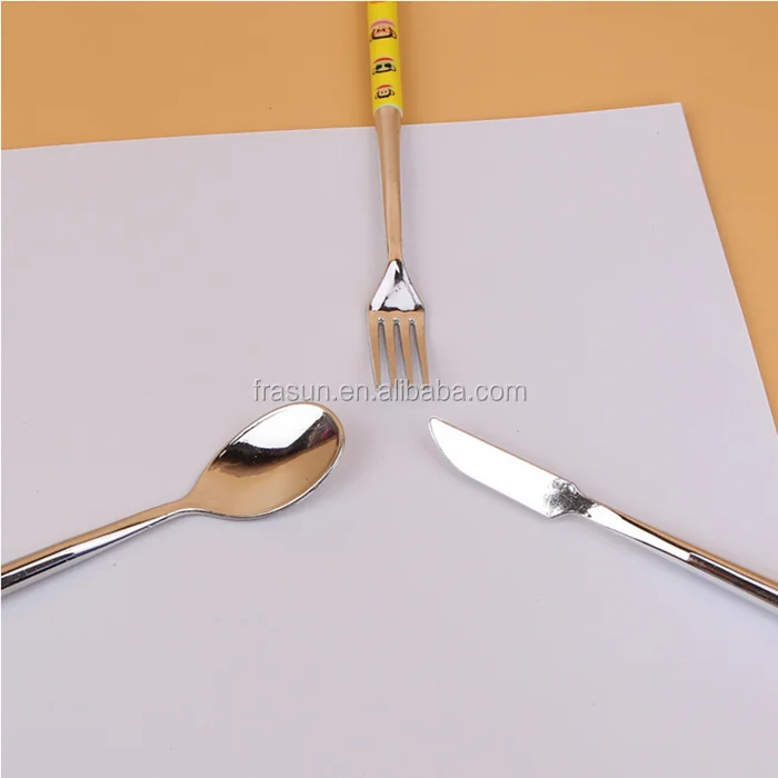 Kitchen fork knife spoon three-piece suit Amazon online platform gel pen