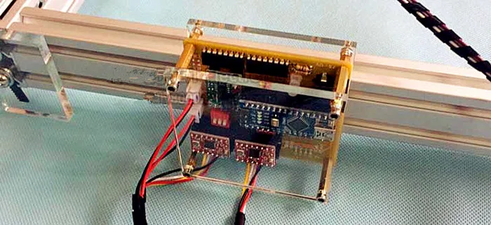 hot sale 500mW DIY Laser Engraver IC Marking Printer working Size 40*50CM Blue Violet Laser carving equipment