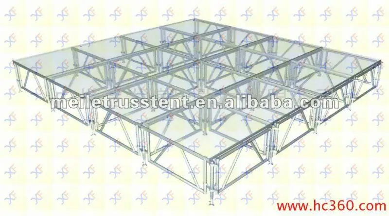 Portable glass dance floor for sale