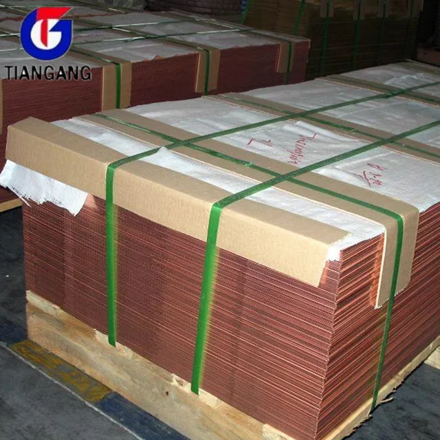 
Sheet TU1 Scrap Copper Pure Copper Plate Bronze 4mm~2500mm 10mm~3000mm Non-alloy as Required CN;TIA 195 99% 40 TG 