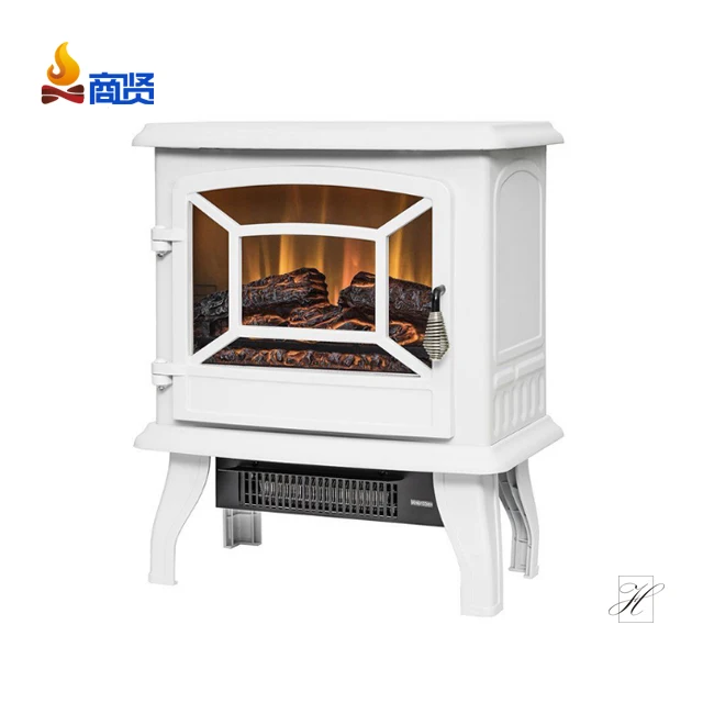 Портативный обогреватель помещений, инфракрасная электрическая каминная плита 3D с дистанционным управлением