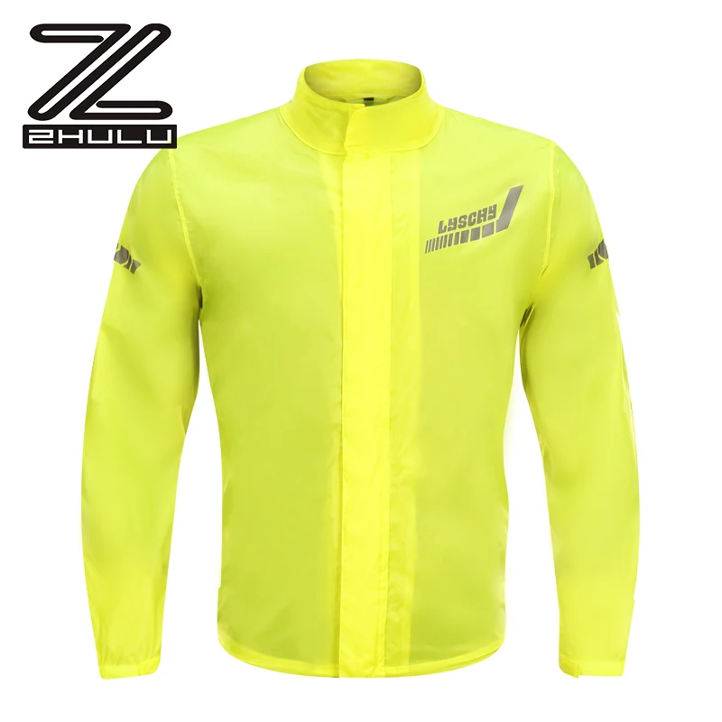 Hot Sale Factory directly customized Motorcycle Raincoat reflective riding split suit