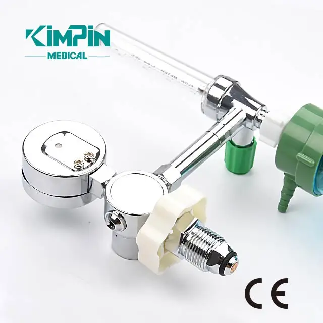 Medical Oxygen Regulator with Flowmeter and Humidifier Bottle Directly supplied by manufacturer