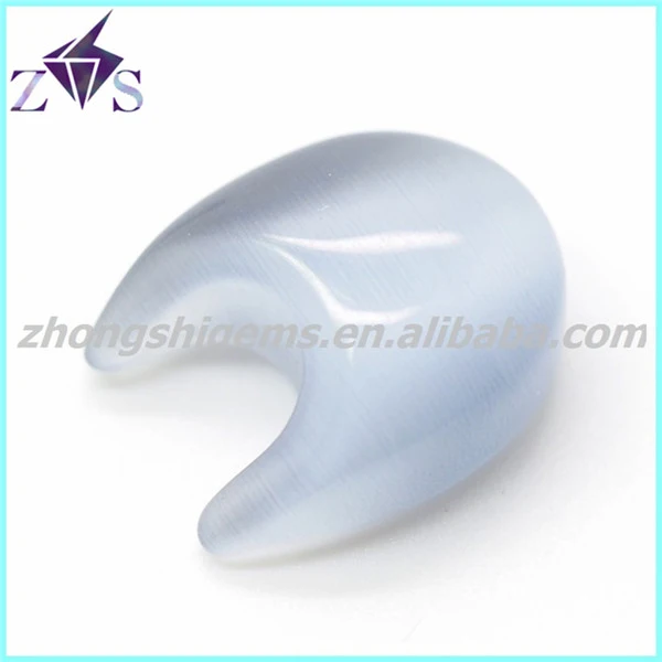 moon Grey Cat Eye Stone Gemstone
