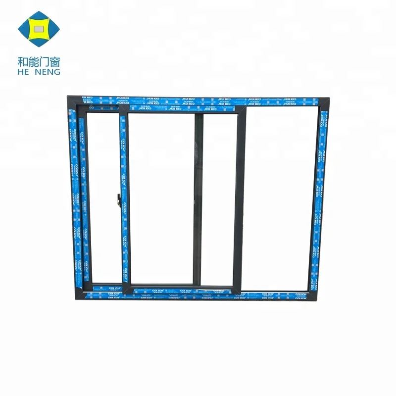 American Sash Anti-theft Screen Impact Double Glazed pvc Sliding Glass Window