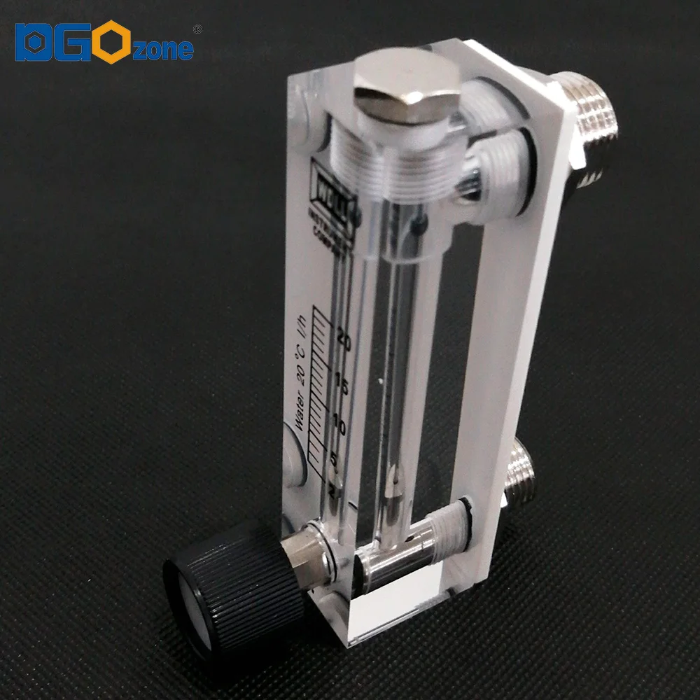 20L water flow meter acrylic flowmeter panel water flow meters 2 l/h glass water rotameter