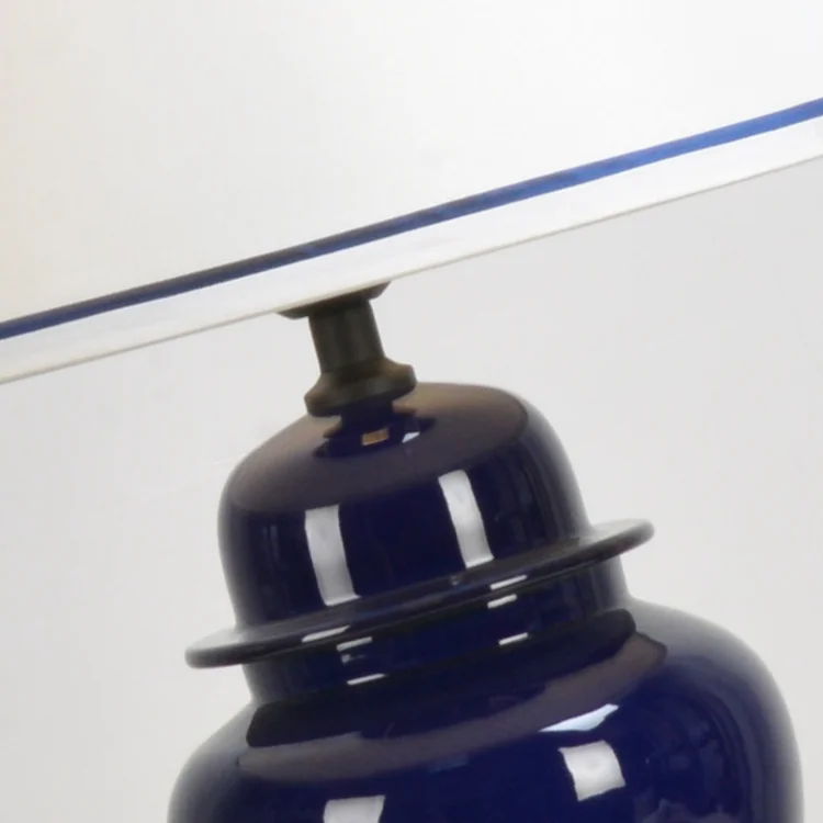 Ceramic chinese decorate bedroom table lamps flower porcelain bedside decorative desk lamp