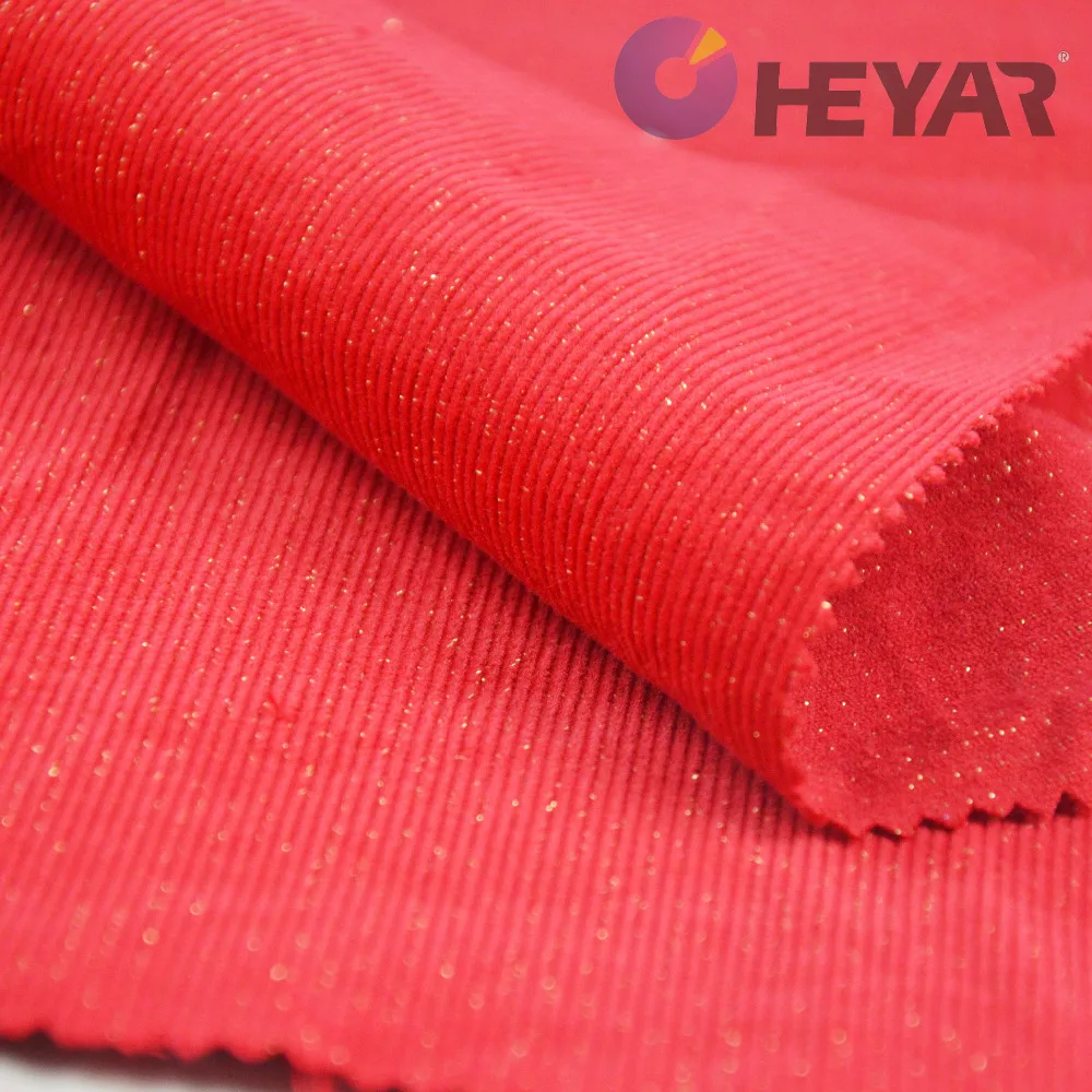16 Wale Cotton Lurex Corduroy Fabric