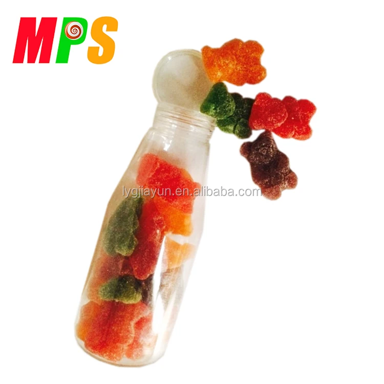 Bear shape chewing fruit gummy candy for sale