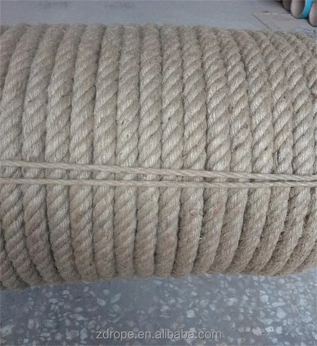 Twist Rope Type Jute Manila Sisal Material Natural Color Jute Sisal Rope Jute Twine for Sale