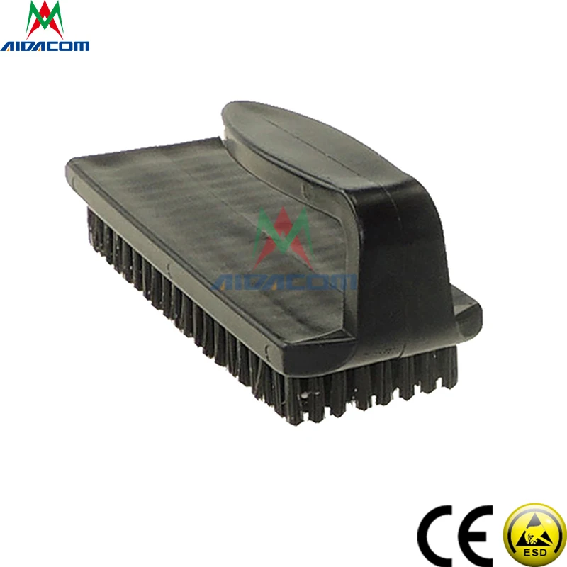 ESD Cleanroom SMT Machine Black Antistatic Carbon Fiber Cleaning Brush