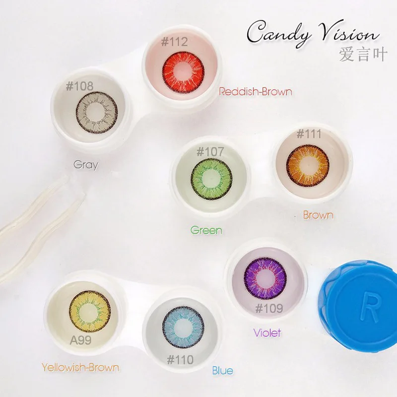 
14.5mm COSPLAY Anime for Sfx yearly lenses for Halloween crazy Carnival 1 year used contact lenses 