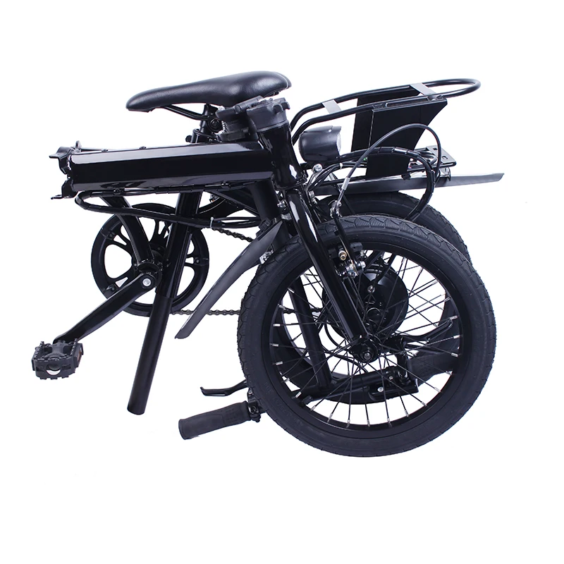 
16 inch China Foldable Electric Moped Bike with Pedals 