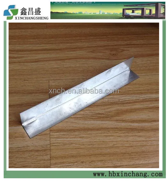Galvanized wall angle for ceiling system