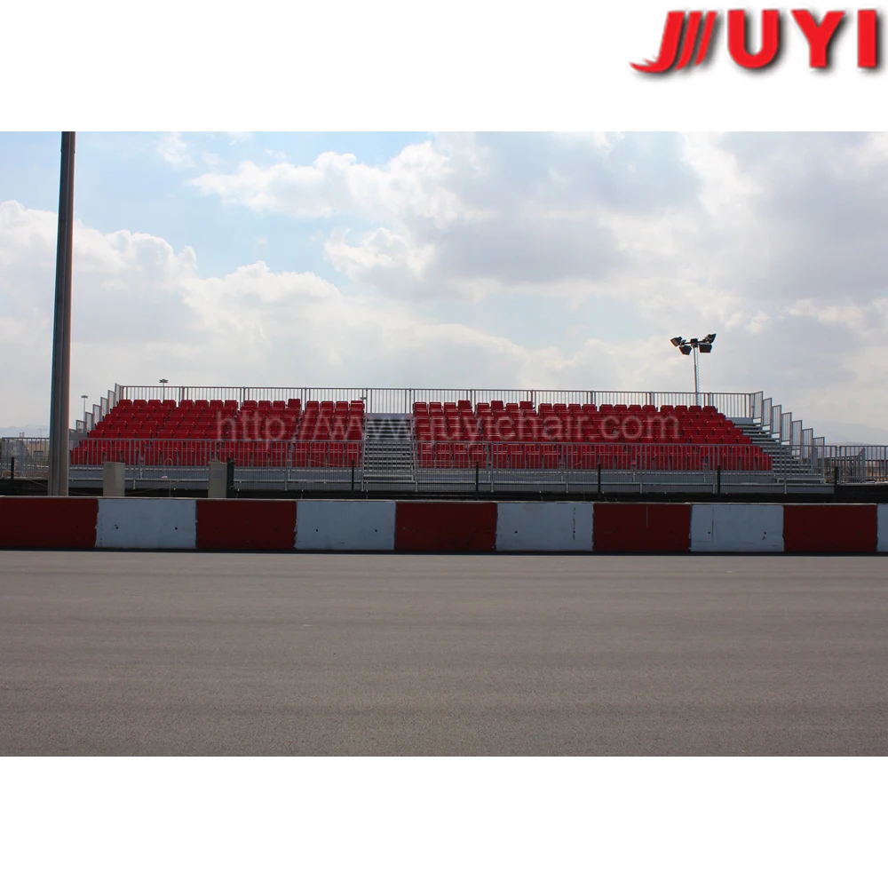 JY-716 factory price sports stadium seating aluminium bleacher sport bench seating plastic seat gym chair