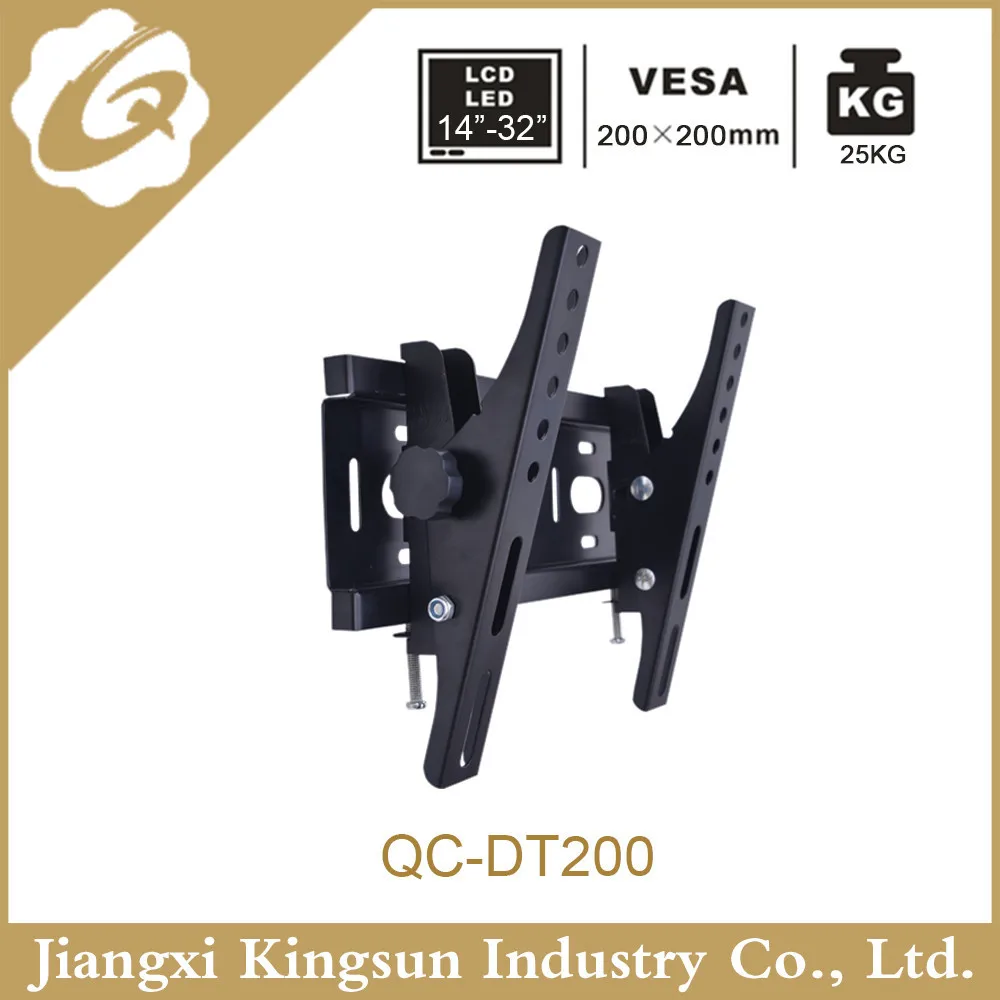 
15 degree down tilt TV Wall Mount for 19inch 20inch 24inch LCD LED Plasma TV with VESA 200x100 200x200 mm 