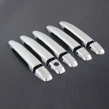 ABSChrome Trim Chromium Styling Door Handle Cover Sticker For TOYOTA PRADO FJ120/2700 Auto Accessories Car Exterior Decoration