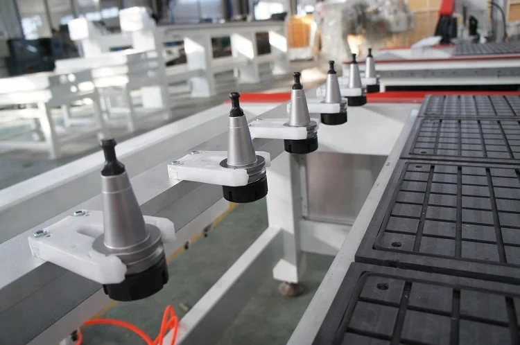 EXCITECH wood craving cnc router with auto linear tool change Jinan cnc machine