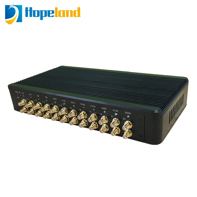 Hopeland UHF rfid reader 24 port Free SDK long reading range distance rfid tag personal tracking management RFID reader