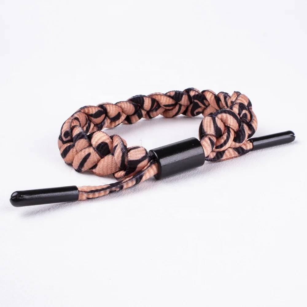 2023 Custom Star Shoelace Bracelet Wristband Braided Rope Bracelet Gift Item For Man And Women