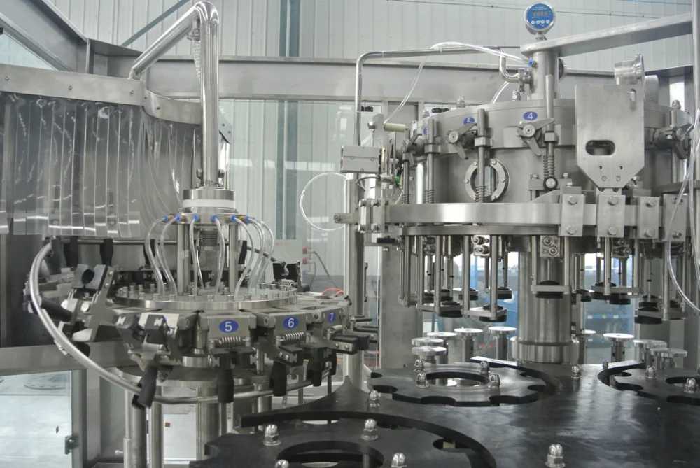 6-6-1/16-16-6 filling capping unit beer filling machine
