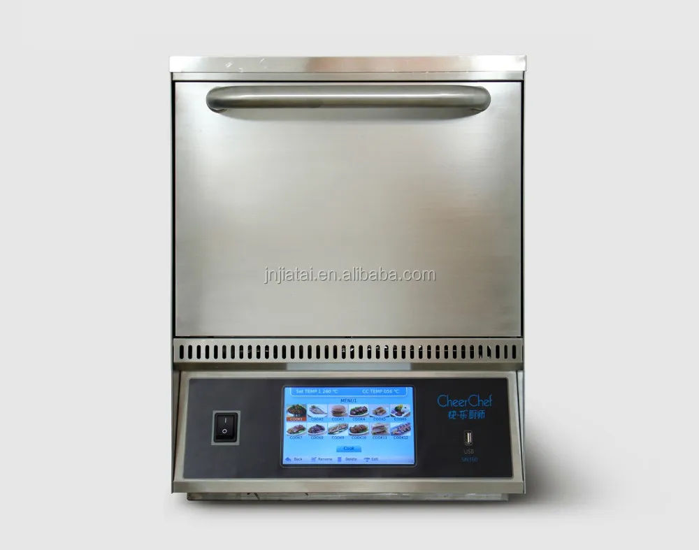 
15 times Faster,cheerchef SN420A model speed oven , Convection+Air Impingement+Microwave+ Infra-red+Smart menu/ 