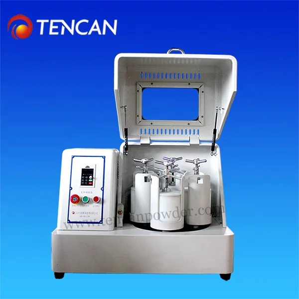 China Tencan 4L laboratory planetary ball mill make nano scale powder to 0.1 micron meter