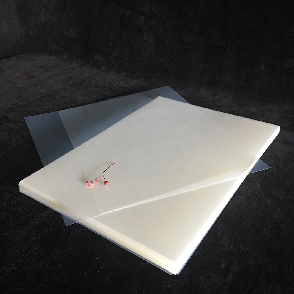 Customization A3/A4 Size 100micron Waterproof PET Inkjet Film for Inkjet Printer Translucent