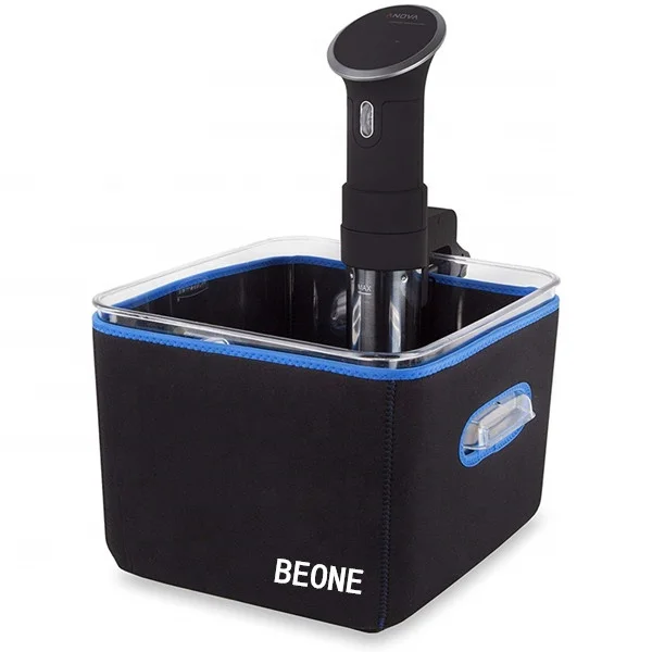 Custom Sous Vide Cooker Accessory Neoprene Sleeve for 12 Quart Container