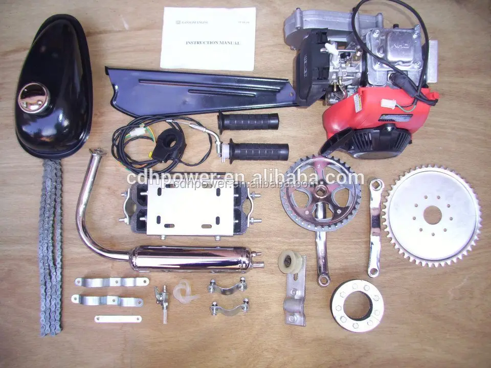 4 Stroke Motorized Bicycle Engine Kit/ HuaSheng Engine/ motor bicicleta 49 cc