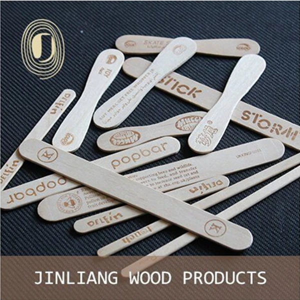 Высокое качество деревянный горячий штамп бренд мороженого на палочке для палочек