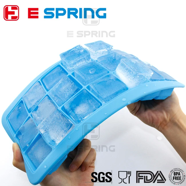 Оптовый заказ 21 полости Пользовательские Пищевой Премиум силиконовые ice cube лотки с крышками