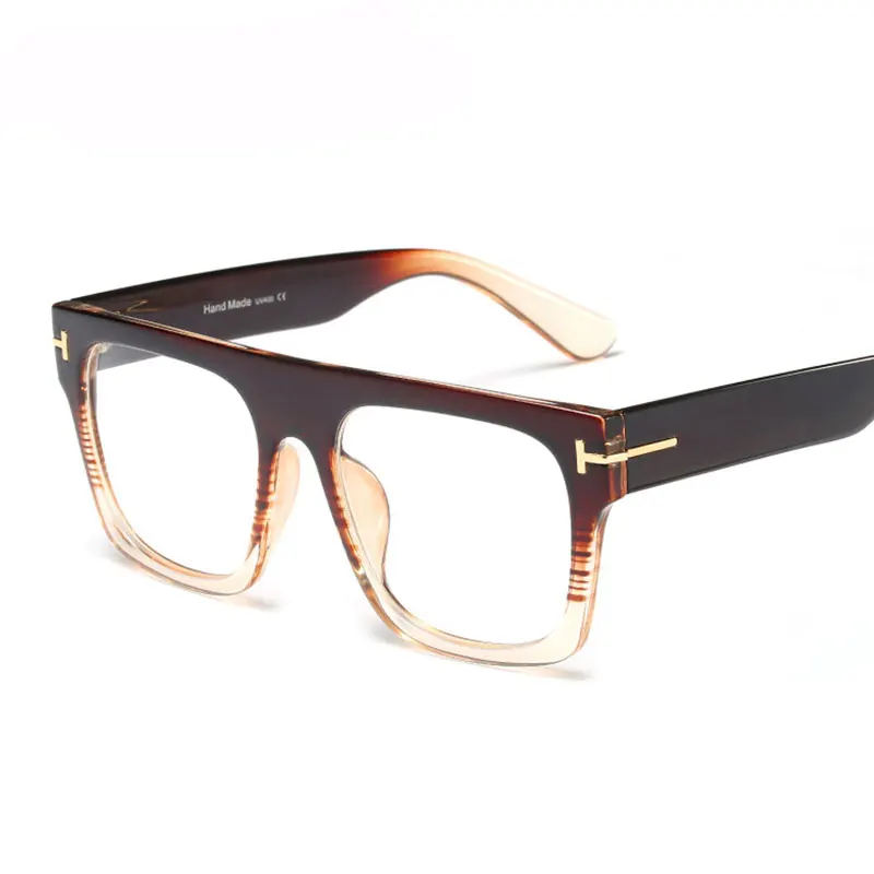 Wholesale 2019 Vintage Men Women Oversize Clear Glasses Frame Optical Glasses Square Eyeglasses Frames