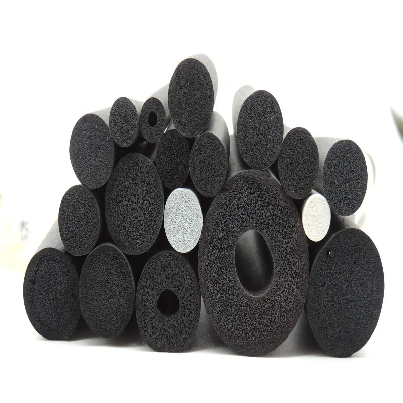 EPDM round rubber cord epdm foam sponge sealing strip