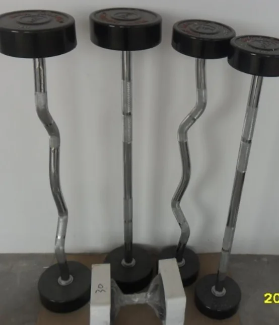 High Quality Gym Equipment Round Rubber Barbell For Bodybuilding