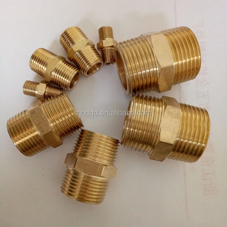 Brass extension pipe fittings ,customsized nipple brass connector ,brass M/F Reducing extension sockets
