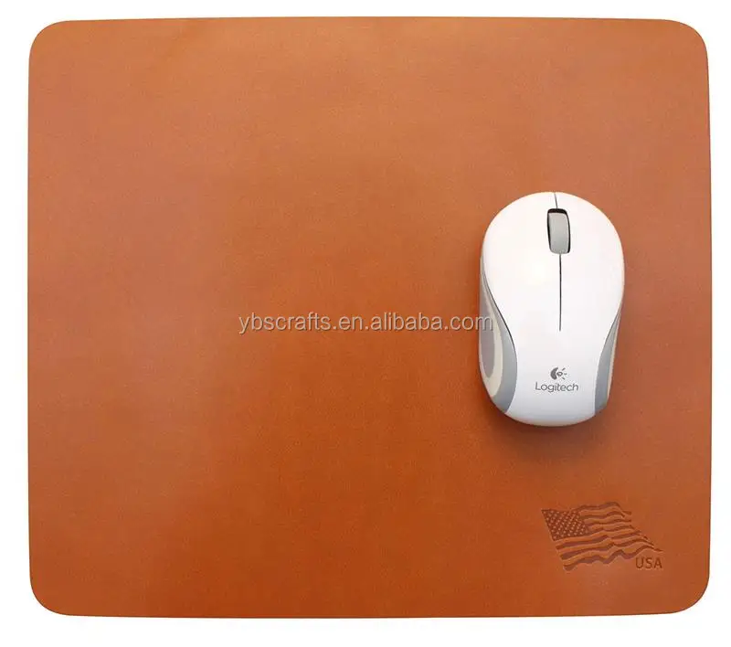 Коврики для мыши из натуральной кожи настольные коврики с логотипом Deboss коврик сублимационной