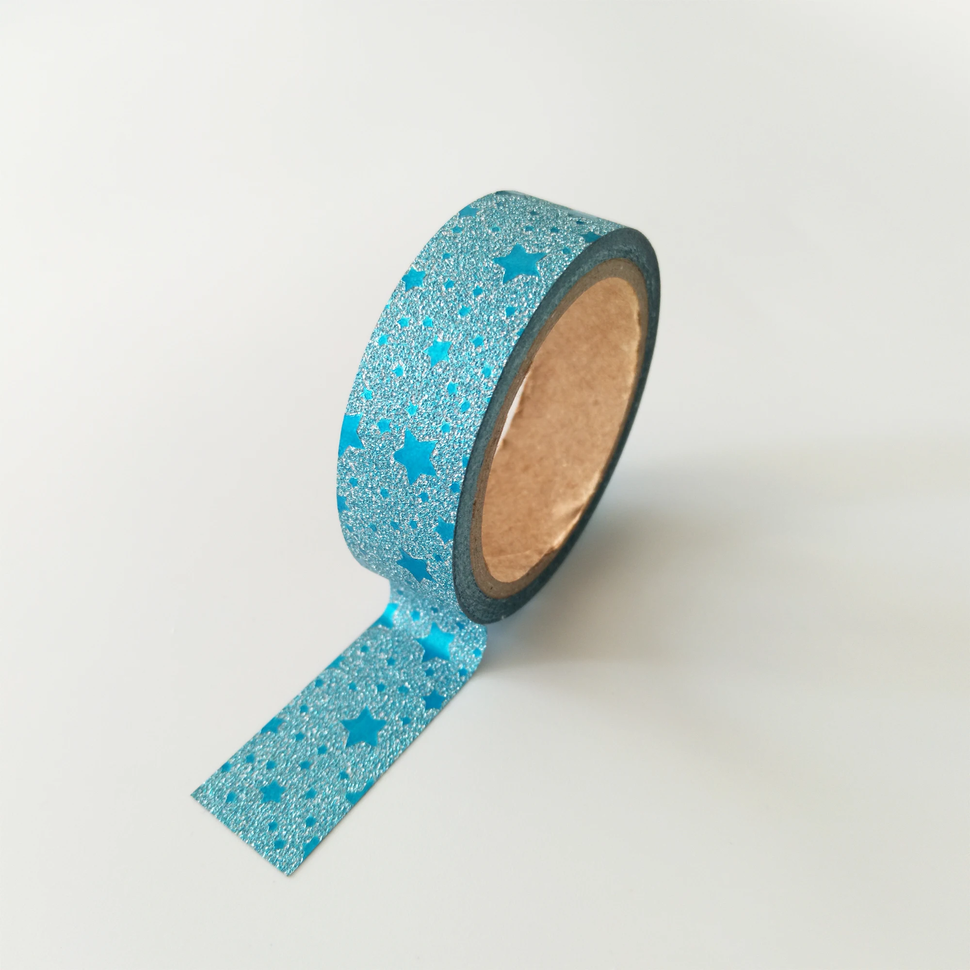 DIY craft glitter adhesive tapes for gift packing