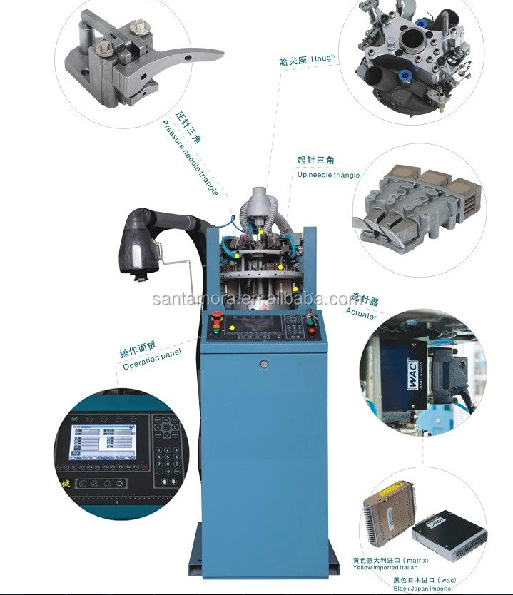 Высокое качество шелковые чулки вязание машина чулок машина поставщика