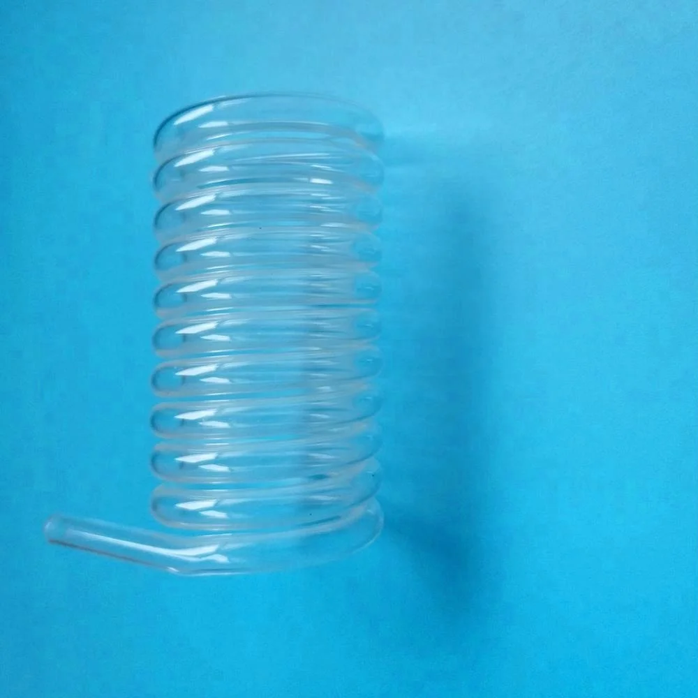 wholesale bulk glass tubing in spiral shape