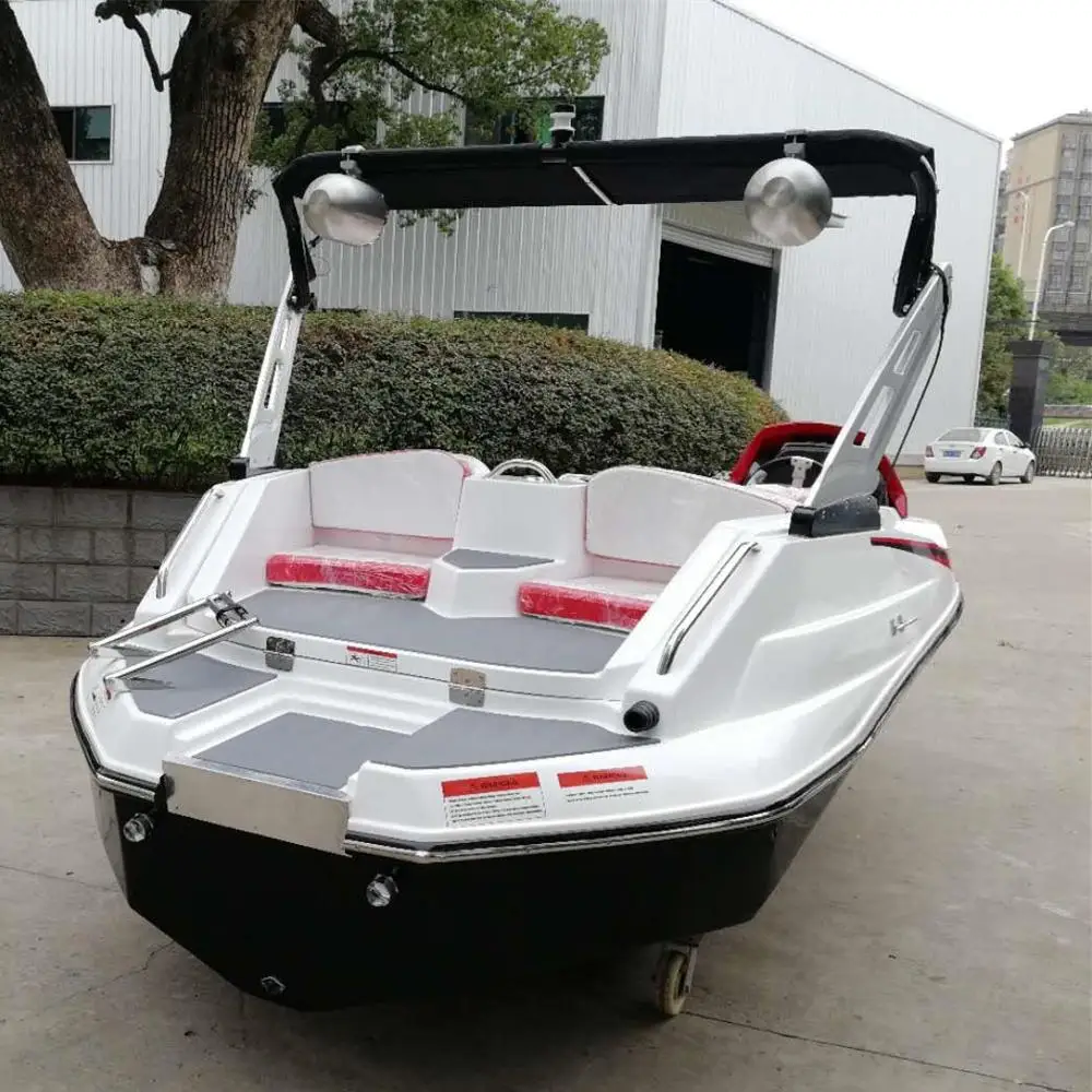 China Factory Speed Fiberglass Sport Boat 4.8 Meter 16 ft