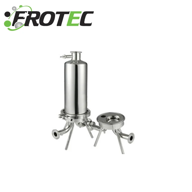 Water PP Sanitary Grade Stainless Steel Micro Filter Housing with Cartridge