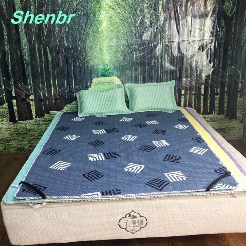 Beautiful 100% Natural Latex Anti Dust Mite Bed Mat Topper