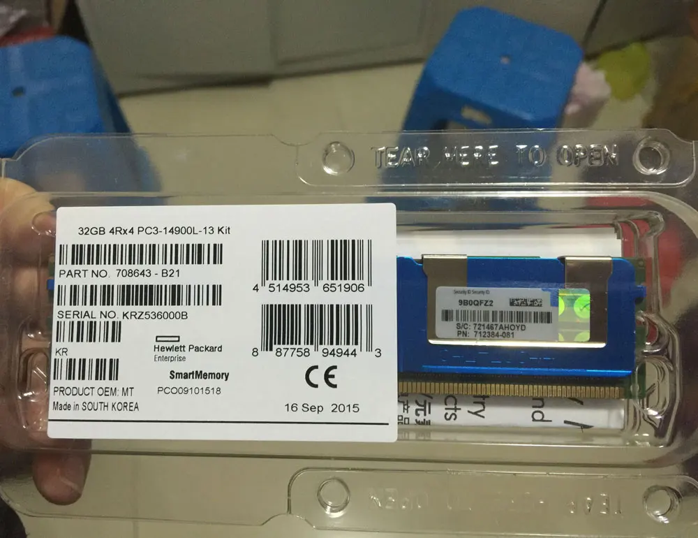 Дешевая оперативная память DDR3 708643-b21 для hp 32Gb PC3-14900R 4Rx4 на alibaba SY