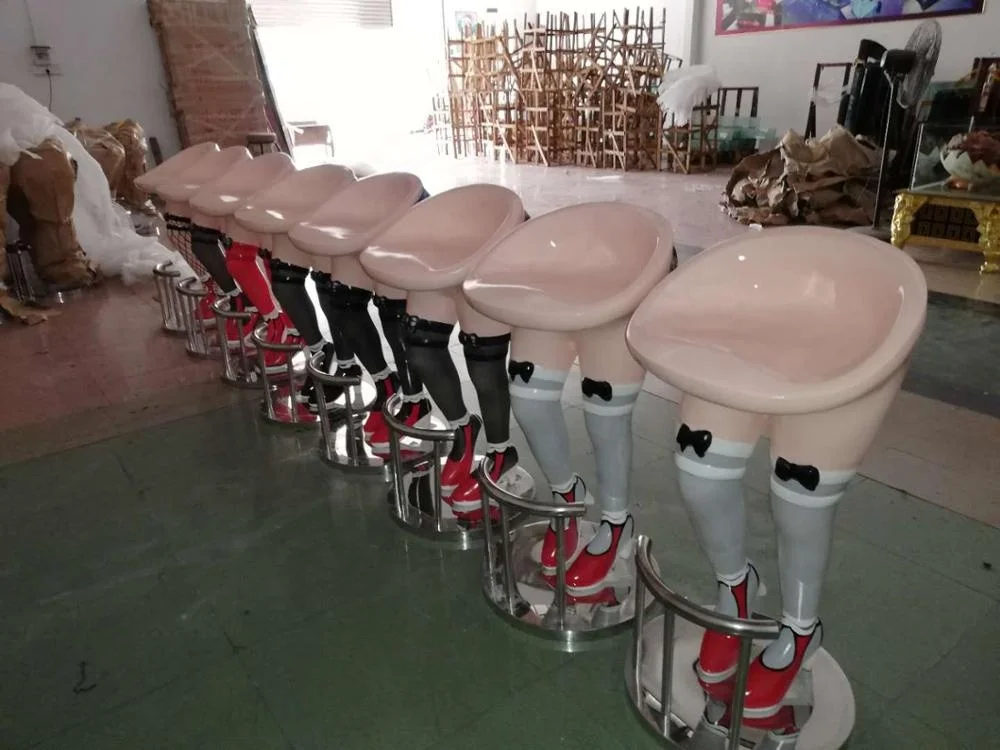 
Sex furniture Casino Cub Lounge Hotel Bar Custom Design Sexy Lady Bar Stool Hot Bar chairs Night Club sex chair 